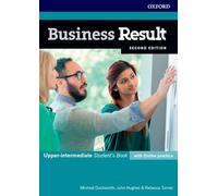 Business Result 2nd: Upper-Intermediate – Livre de l'apprenant avec pratique en ligne – 2e édition