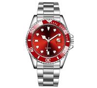 Business Series Montre à Bracelet en Acier pour Hommes Montre à Quartz pour Hommes, Sport, Fashion Calendar Waterproof Rotatable Moment