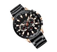 Business Smart Watch - Style chronographe, fonctionnalité de calendrier | Accessoire de bijoux de mode, cadeau de vêtements pour hommes pour les professionnels modernes pour un chronométrage élégant l