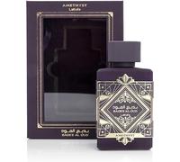 Eau de Parfum BADEE AL OUD AMETHYST 100 ml Pour Homme et Femme Un Fragrance Oriental de Dubai en Note Arabian, Poire, Rose Turque