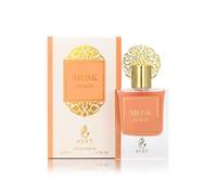 BUSINESS SQUARE BS Ithra Eau de Parfum Musk 50 ml Dubaï pour Femme et Homme - Une Fragrance Orientale Sensuelle Conçue et Fabriquée aux Émirats (Peach)