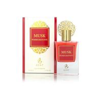 BUSINESS SQUARE BS Ithra Eau de Parfum Musk 50 ml Dubaï pour Femme et Homme - Une Fragrance Orientale Sensuelle Conçue et Fabriquée aux Émirats (Pomegranate)