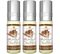 BUSINESS SQUARE BS Lot de 3 Musc Choco Musk Al Rehab - Parfum Oriental 6 ml - Notes Vanille, Chocolat, Épicé, Sucré - Sans Alcool