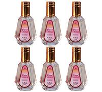 Business Square BS - Lot De 6 Musc Parfum SABAYA Al Rehab 50 ml Eau de Parfum Unisexe Parfum Arabe Homme Oud Femme Attar Oriental Halal Notes : Agrume, Rose, Vert, Floral, Frais