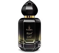 Parfum Royal Gold 50ml El Nabil - Eau de Parfum Unisexe, Parfum Arabe, Parfum Musc, Parfum Homme, Attar Femme, Musc Halal NOTES: Jasmin, Rose, Vanille, Doux, Musc, Ambre gris