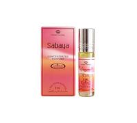 Business Square Huile de Parfum Musc Al Rehab SABAYA 6 ml Sans Alcool - Notes Rose, Agrume & Tubéreuse - Parfum Oriental pour Femme et Homme - Fabriqué à Dubaï