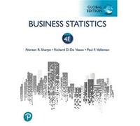 Business Statistics Global Edition by Paul Velleman Norean Sharpe Richard De Veaux Paul Velleman (Auteur)