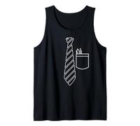 Business Tie Nerd Nerdy G omputer Science Physics Design Débardeur