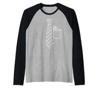 Business Tie Nerd Nerdy G omputer Science Physics Design Manche Raglan