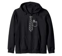 Business Tie Nerd Nerdy G omputer Science Physics Design Sweat à Capuche