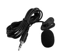 Busirde Externe 3,5 mm Clip-on Cravate Micro Cravate Cravate, Tube Cravate, Tube Vocal Revers Micro Cravate Micro pour Ordinateur Portable PC