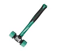 BUSKPOK Maillet en caoutchouc double face pour le camping, le travail du bois, l'installation de carrelage et les réparations automobiles (32 mm)