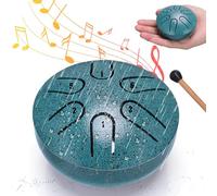BUSOHA DA-477 Tambour de pluie pour l'extérieur - 7,6 cm - 6 notes - Instrument de jardin étanche - Mini tambour à main pour l'extérieur