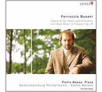 Busoni : Conc piano avec choeur d'hommes. Massa, Malzew.