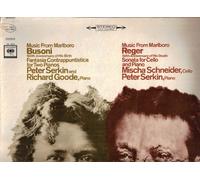 Busoni, Mozart, Beethoven - MUSIC FROM MARLBORO Busoni: Fantasia Contrappuntistica for Two Pianos; Reger: Sonata for Cello and Piano [VINYL LP]
