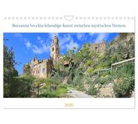 Bussana Vecchia Art vivant entre pierres mystiques (calendrier mural 2026 DIN A4 paysage) Calendrier mensuel CALVENDO