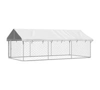Bussandri Exclusive - chenil extérieur pour chien avec toit 400x200x150 cm