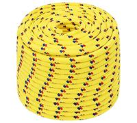 vidaXL Corde de bateau Bussandri Exclusive 12 mm 100 m polypropylène jaune