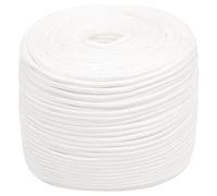 vidaXL Corde de bateau Bussandri Exclusive 8 mm 25 m polypropylène Blanc 152554