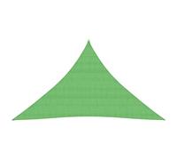 Zonnezeil 160 g/m² 3,5x3,5x4,9 m HDPE lichtgroen311312