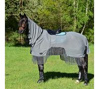 Busse Couverture d'équitation MOSKITO-FRANSEN III - Couleur : gris (anthracite) - Taille : 145