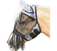 BUSSE Masque anti-mouches Fly Cover Franges Gap II Bonnet anti-mouches gris/noir SH