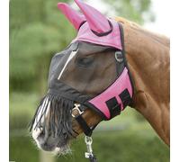 Busse Masque anti-mouches FLY COVER FRANSEN - rose/noir