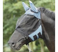 Busse masque anti-mouches FLY COVER PRO - bleu clair/noir