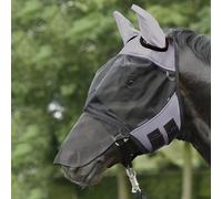 BUSSE Masque Anti-Mouches FLY COVER PRO gris/noir - Cheval
