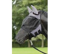 BUSSE Masque Anti-Mouches FLY COVER PRO gris/noir - Cheval XL