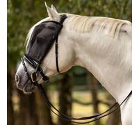 BUSSE Masque anti-mouches Riding noir poney