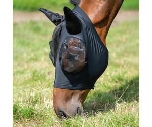 Busse Masque anti-mouches Twin Fit Flexi très élastique avec fermeture éclair Shetland