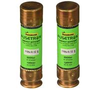 Bussmann BP/Frn-r-50 50 Amp Fusetron temporisation double Élément de limitation de courant Class Rk5 fusible de Certification UL, 250 V, 2-pack