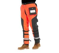 BUSSNISS Pantalon de protection pour tronçonneuse 91,4 à 96,5 cm, 9 couches pour homme et femme, équipement de sécurité réglable