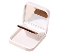 Busta per il trucco delle fondamenta, bigoli di miscelazione setole, pennello per trucco fondamentale impeccabile, design quadrato, materiali ergonomici, 8x8 cm, ideale per l'applicazione di fo