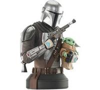 Buste 1 6 The Mandalorian with Grogu 15 cm - Star Wars - The Mandalorian G