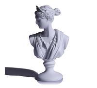 Buste Aphrodite blanc de 15,2 cm de haut, mythologie grecque classique, sculpture de déesse romaine, étagères, décoration esthétique de la Renaissance pour petites statues - Bibliothèque académie