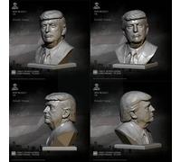 Buste Auto-Assemblé Modèle De Figure, Donald, Trompette, Kits De Résine H55mm, Accessoire De Décoration En Époxy Pour La Maison, C6v2, Nouvelle Collection 2228