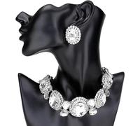 Buste bijoux noir | Buste mannequin bijoux comme présentoir pour chaînes et boucles d'oreilles | Mannequin Femme Tête / Epaule pour présentation de bijoux | Présentoir pour chaînes et boucles d'oreill