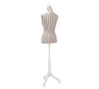 Buste de couture en lin - WIENS - Rayures - Hauteur réglable 133-168 cm - Épaule 37 cm - Poitrine 84 cm - Taille 67 cm