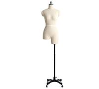 Buste de mannequin féminin réglable pour présentation de vêtements et présentations de mode, idéal pour les étudiants et les événements commerciaux