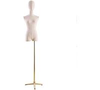 Buste de mannequin femme réglable avec cadre en fer pour présentation de vêtements et couture