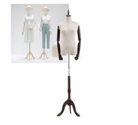 Buste de mannequin femme réglable avec tête et trépied pour couture et présentation