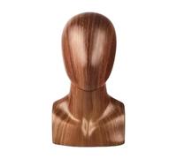 Buste de mannequin - Présentation de postiche, figurine d'entraînement avec structure durable, équipement de salon, outil de vitrine de boutique, support d'arrangement de couvre-chefs pour démontrer