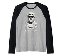Buste de Marc Aurèle Philosophie Stoïque Memento Mori Amor Fati Manche Raglan