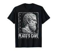 Buste de Philosophe du Club Social de Platon Cave Philosophie Grecque T-Shirt