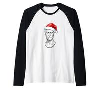 Buste de Santa Jules César - Illustration Romaine Classique Manche Raglan
