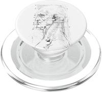 Buste d'un Homme de Profil par Léonard de Vinci PopSockets PopGrip pour MagSafe