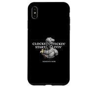 Buste empereur grec - Memento Mori montres Tickin' citation Coque pour iPhone XS Max