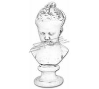 Buste Enfant Style antique Antiquité 43cm Figure en pierre Sculptures Statues 461